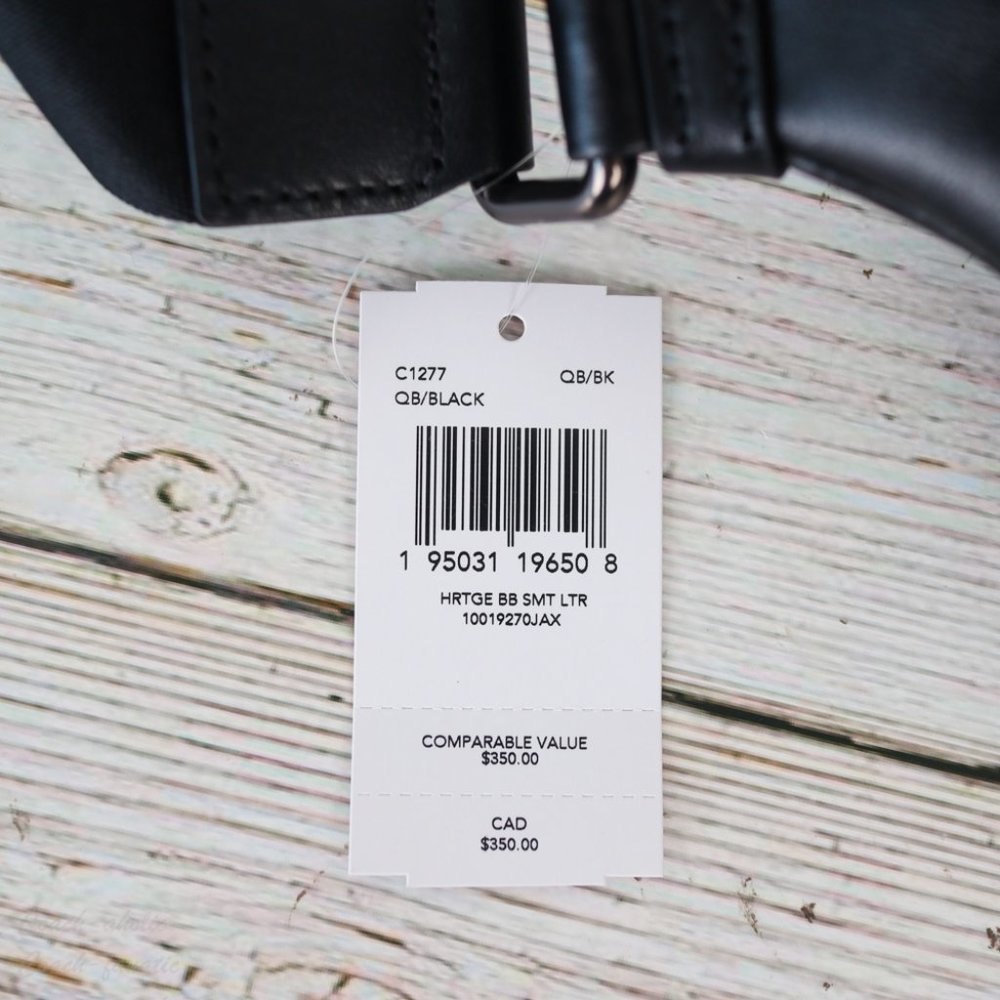 NWT Coach Heritage Leather Belt Bag Fanny Pack - Picture 4 of 10